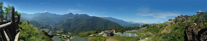 清境雲南風情民宿-180度景觀視野